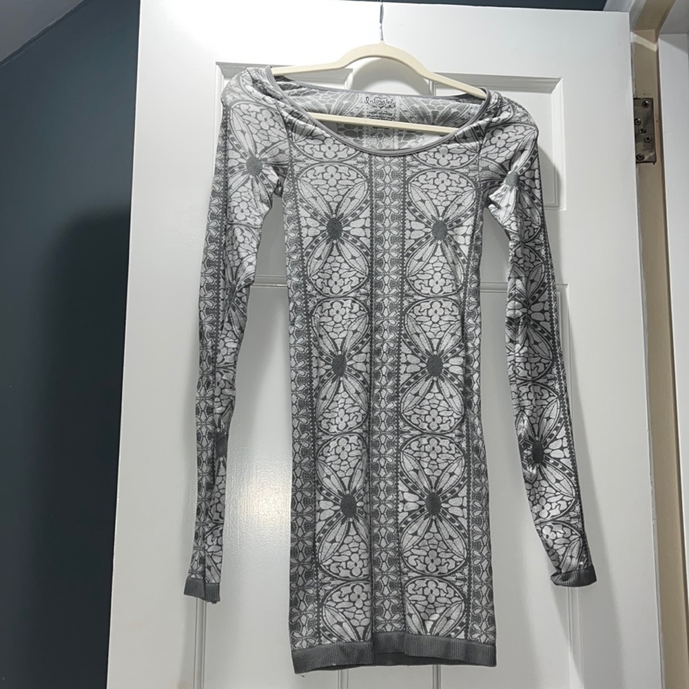 Free People Long sleeve bodycon dress